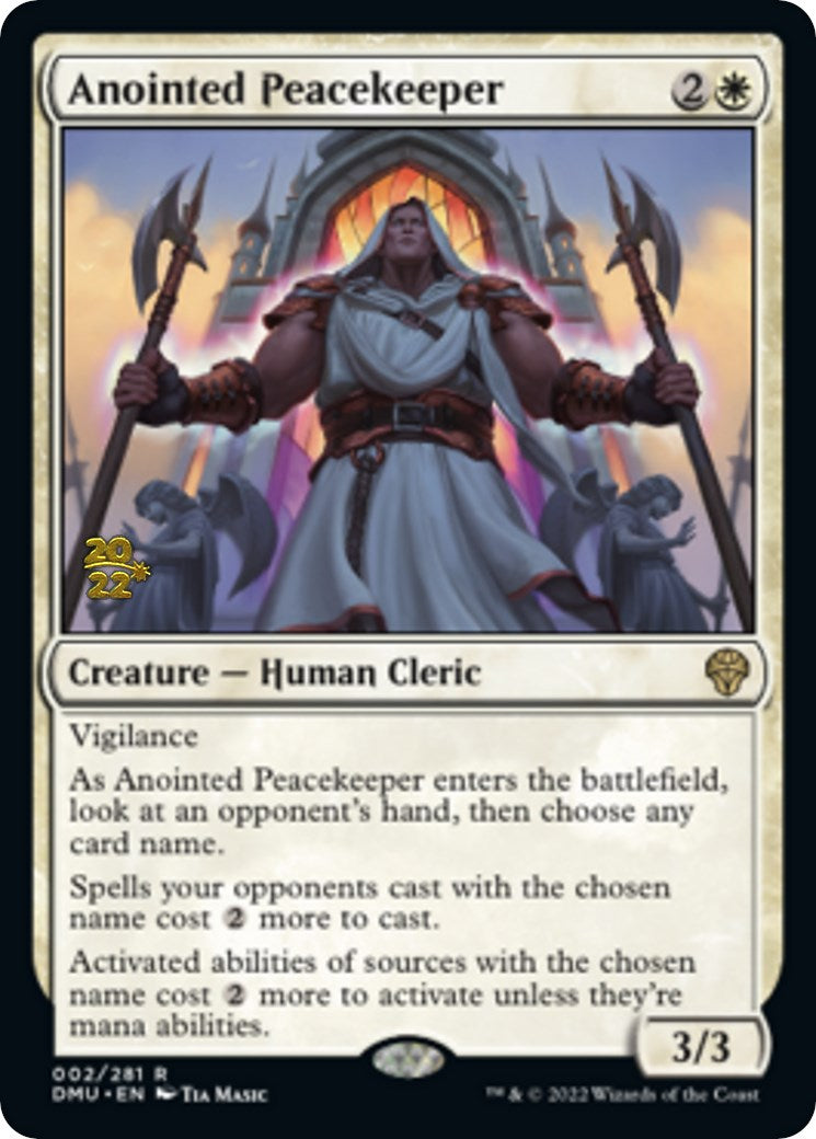Anointed Peacekeeper [Dominaria United Prerelease Promos] | Dumpster Cat Games