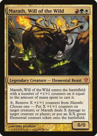 Marath, Will of the Wild [Commander 2013] | Dumpster Cat Games