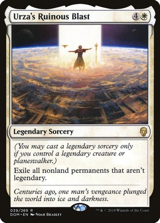 Urza's Ruinous Blast [Dominaria] | Dumpster Cat Games