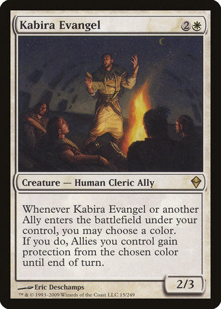 Kabira Evangel [Zendikar] | Dumpster Cat Games