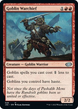 Goblin Warchief [Jumpstart 2022] | Dumpster Cat Games