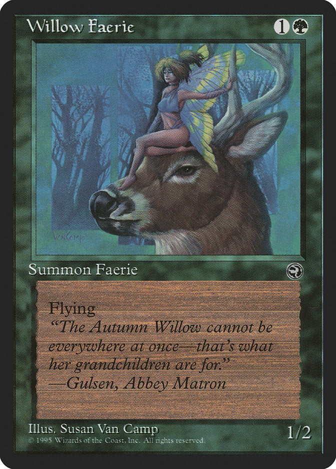 Willow Faerie (Gulsen Flavor Text) [Homelands] | Dumpster Cat Games