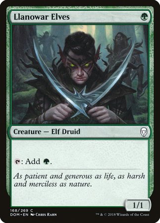 Llanowar Elves [Dominaria] | Dumpster Cat Games