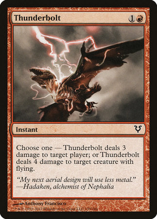 Thunderbolt [Avacyn Restored] | Dumpster Cat Games