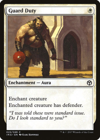 Guard Duty [Iconic Masters] | Dumpster Cat Games