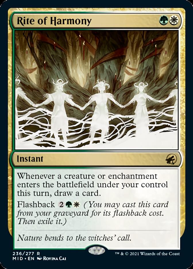 Rite of Harmony [Innistrad: Midnight Hunt] | Dumpster Cat Games