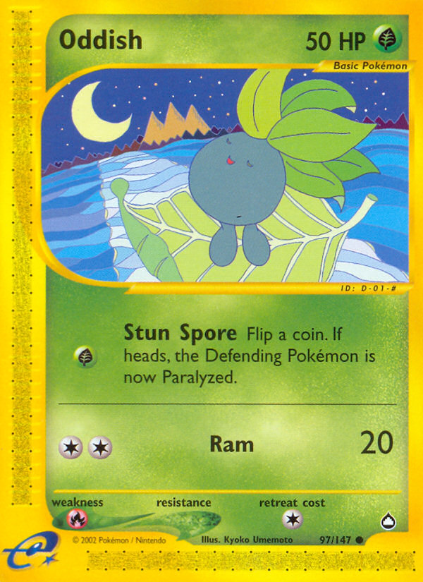 Oddish (97/147) [Aquapolis] | Dumpster Cat Games