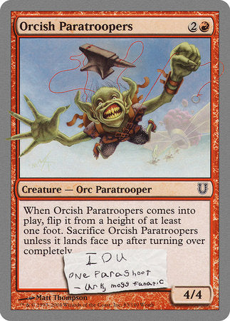 Orcish Paratroopers [Unhinged] | Dumpster Cat Games