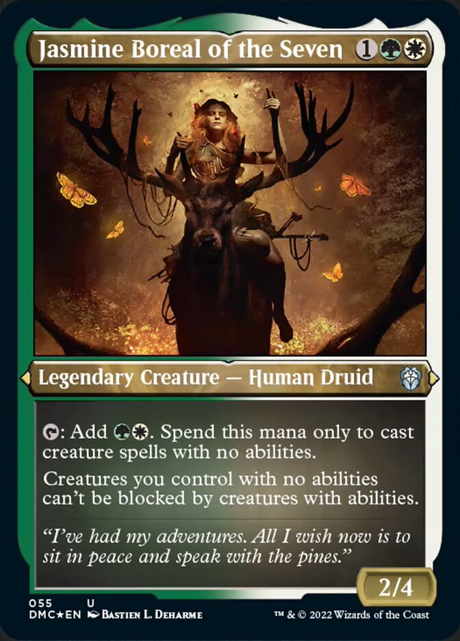 Jasmine Boreal of the Seven (Foil Etched) [Dominaria United Commander] | Dumpster Cat Games