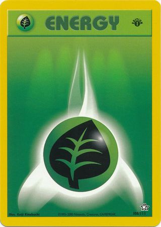 Grass Energy (108/111) [Neo Genesis Unlimited] | Dumpster Cat Games