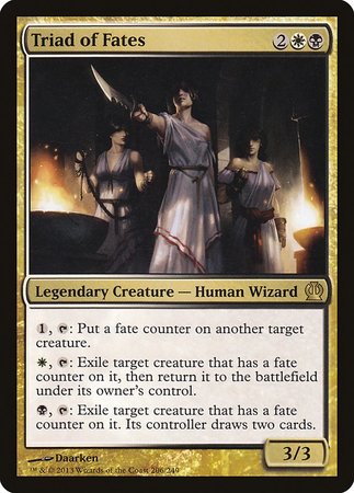 Triad of Fates [Theros] | Dumpster Cat Games