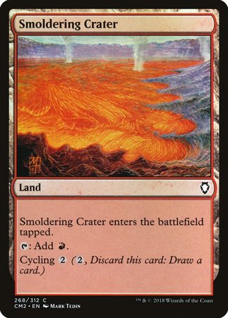 Smoldering Crater [Commander Anthology Volume II] | Dumpster Cat Games