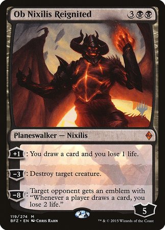 Ob Nixilis Reignited [Battle for Zendikar Promos] | Dumpster Cat Games