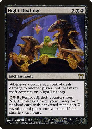 Night Dealings [Champions of Kamigawa] | Dumpster Cat Games
