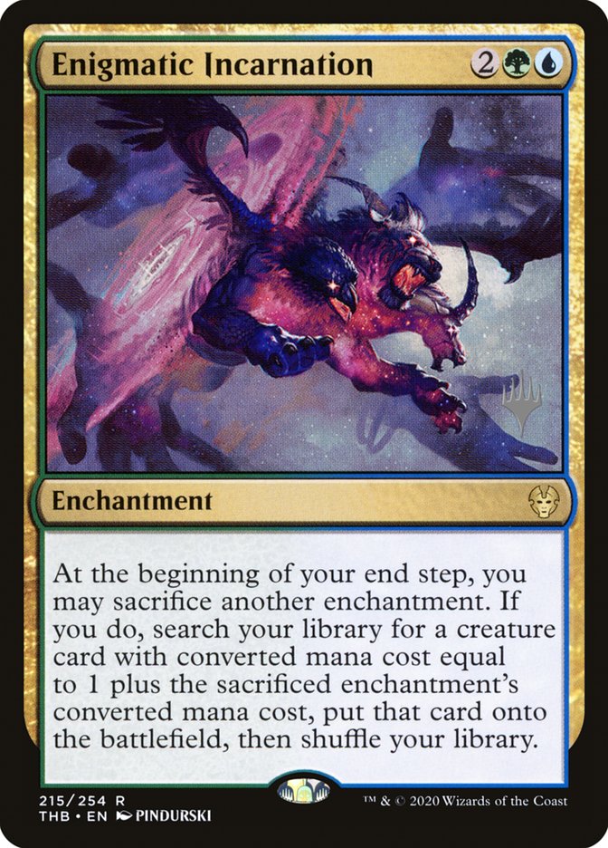 Enigmatic Incarnation (Promo Pack) [Theros Beyond Death Promos] | Dumpster Cat Games