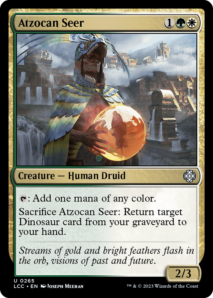 Atzocan Seer [The Lost Caverns of Ixalan Commander] | Dumpster Cat Games