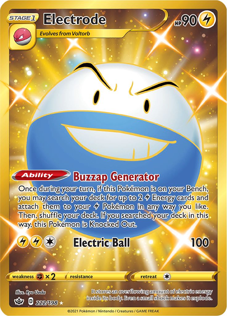 Electrode (222/198) [Sword & Shield: Chilling Reign] | Dumpster Cat Games