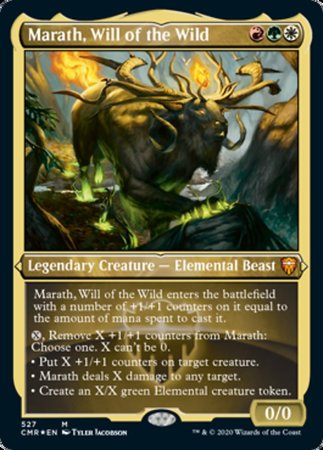 Marath, Will of the Wild (Foil Etched) [Commander Legends] | Dumpster Cat Games