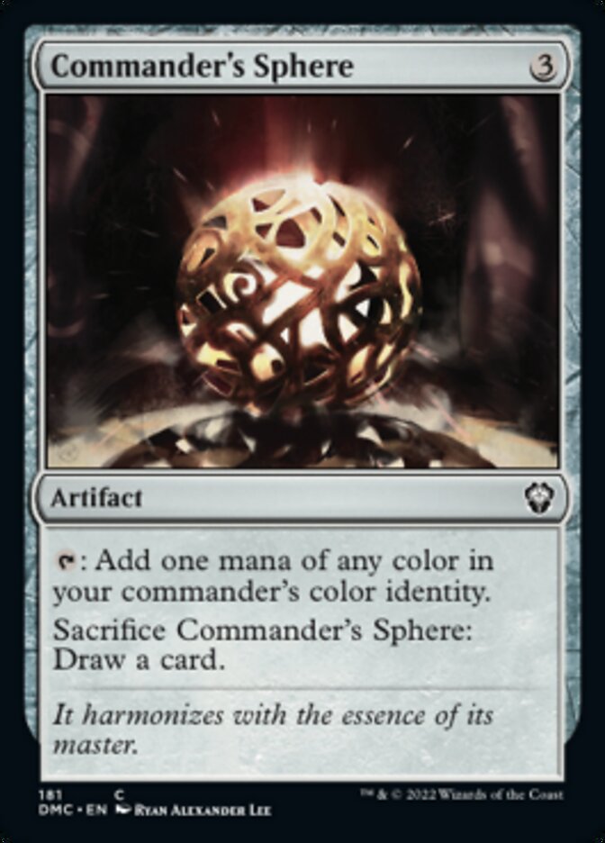 Commander's Sphere [Dominaria United Commander] | Dumpster Cat Games