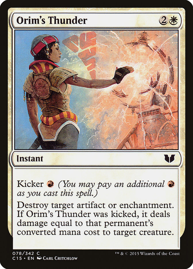 Orim's Thunder [Commander 2015] | Dumpster Cat Games