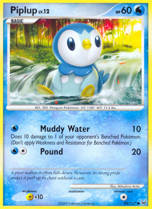 Piplup (85/127) [Platinum: Base Set] | Dumpster Cat Games