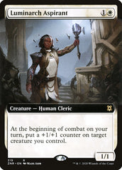 Luminarch Aspirant (Extended Art) [Zendikar Rising] | Dumpster Cat Games