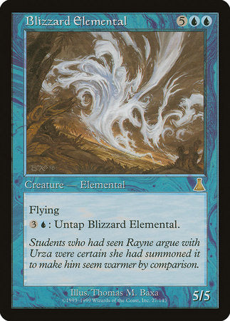 Blizzard Elemental [Urza's Destiny] | Dumpster Cat Games