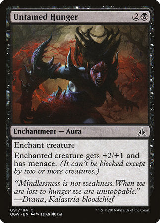 Untamed Hunger [Oath of the Gatewatch] | Dumpster Cat Games