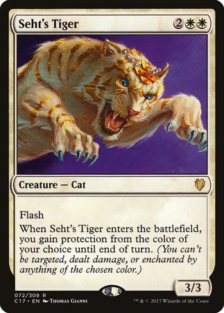 Seht's Tiger [Commander 2017] | Dumpster Cat Games