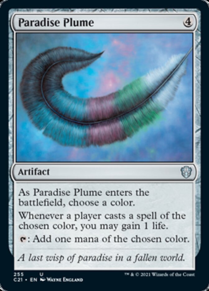Paradise Plume [Commander 2021] | Dumpster Cat Games