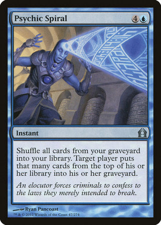 Psychic Spiral [Return to Ravnica] | Dumpster Cat Games