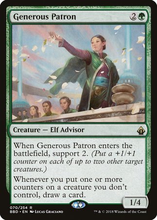 Generous Patron [Battlebond] | Dumpster Cat Games