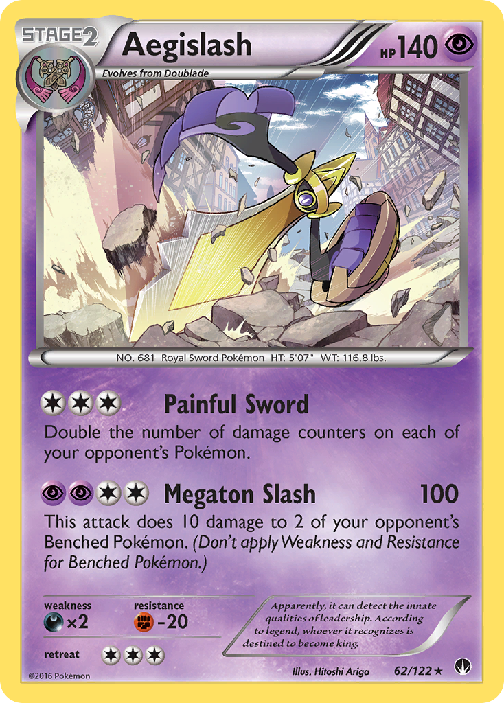 Aegislash (62/122) [XY: BREAKpoint] | Dumpster Cat Games