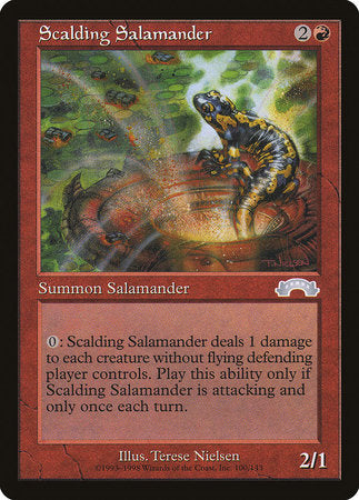 Scalding Salamander [Exodus] | Dumpster Cat Games
