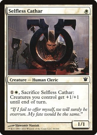Selfless Cathar [Innistrad] | Dumpster Cat Games
