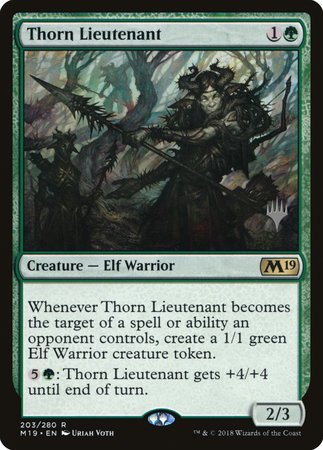Thorn Lieutenant [Core Set 2019 Promos] | Dumpster Cat Games