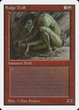 Sedge Troll [Unlimited Edition] | Dumpster Cat Games