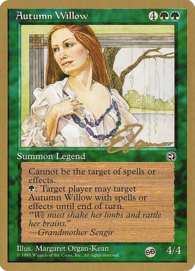 Autumn Willow (Eric Tam) (SB) [Pro Tour Collector Set] | Dumpster Cat Games