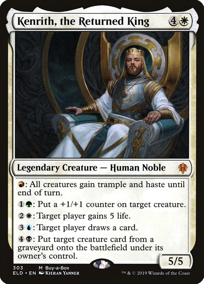 Kenrith, the Returned King (Buy-A-Box) [Throne of Eldraine Promos] | Dumpster Cat Games