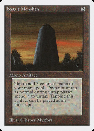 Basalt Monolith [Unlimited Edition] | Dumpster Cat Games