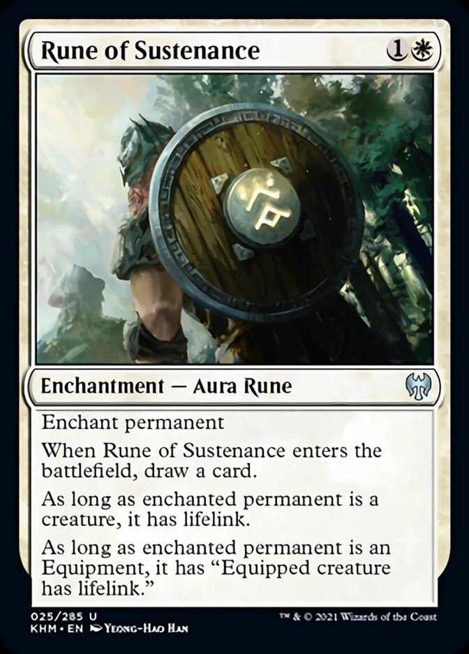 Rune of Sustenance [Kaldheim] | Dumpster Cat Games