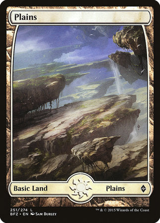 Plains (251) - Full Art [Battle for Zendikar] | Dumpster Cat Games