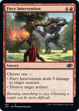 Fiery Intervention [Jumpstart 2022] | Dumpster Cat Games