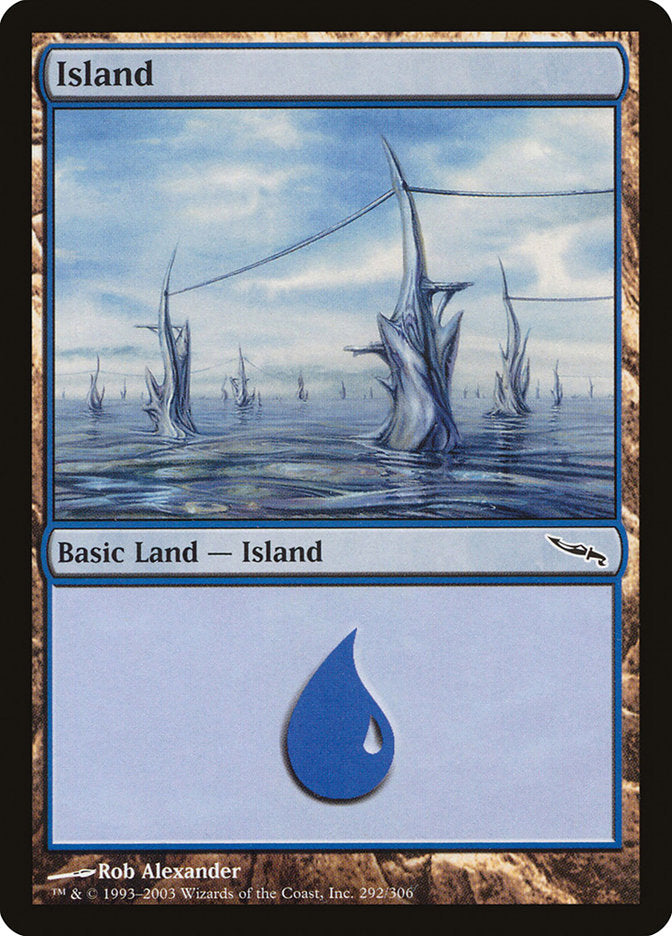 Island (292) [Mirrodin] | Dumpster Cat Games
