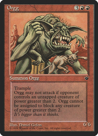 Orgg [Fallen Empires] | Dumpster Cat Games