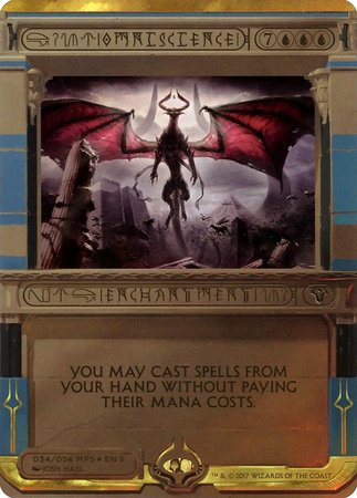 Omniscience [Amonkhet Invocations] | Dumpster Cat Games
