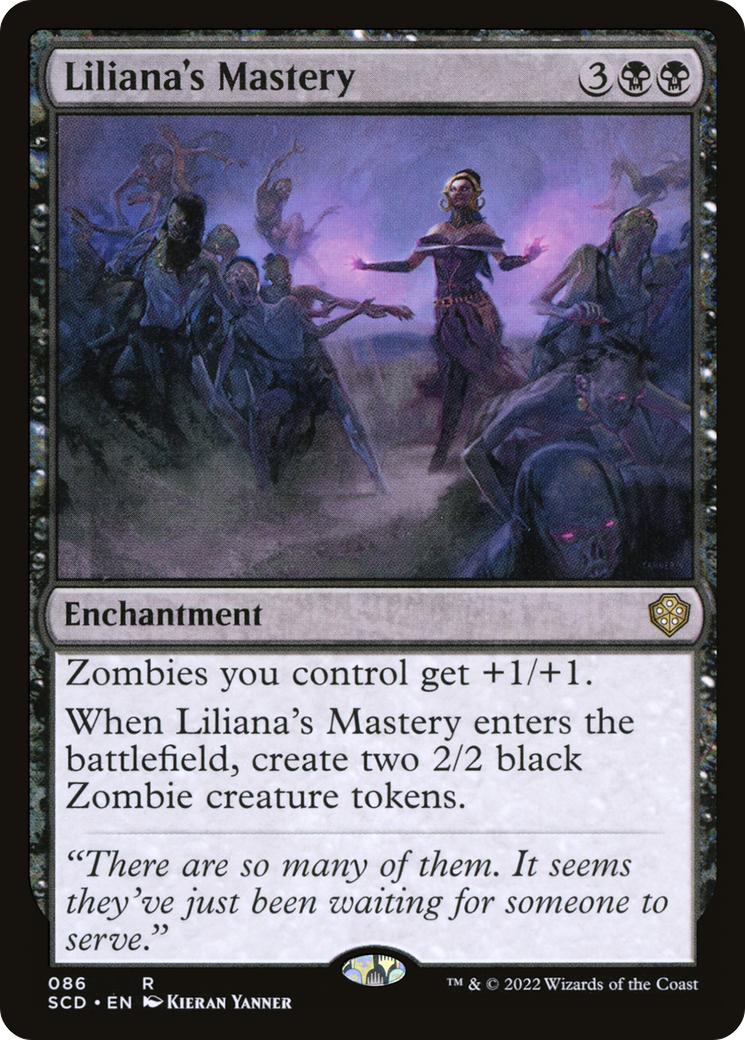 Liliana's Mastery [Starter Commander Decks] | Dumpster Cat Games