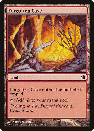 Forgotten Cave [Commander 2013] | Dumpster Cat Games