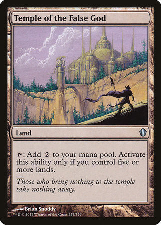 Temple of the False God [Commander 2013] | Dumpster Cat Games