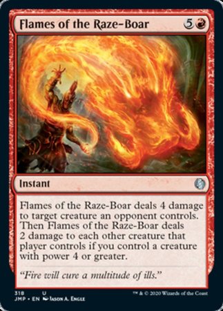 Flames of the Raze-Boar [Jumpstart] | Dumpster Cat Games